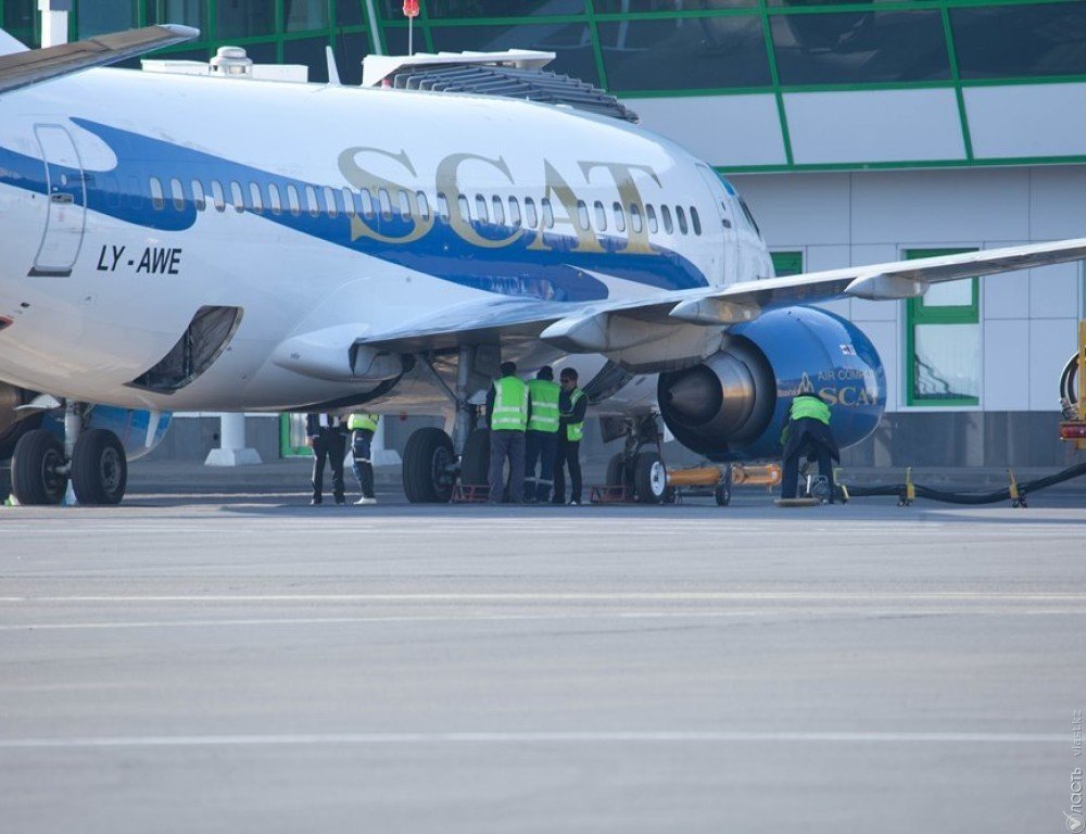 В аэропорту Стамбула самолет авиакомпании Scat задел хвост турецкого лайнера