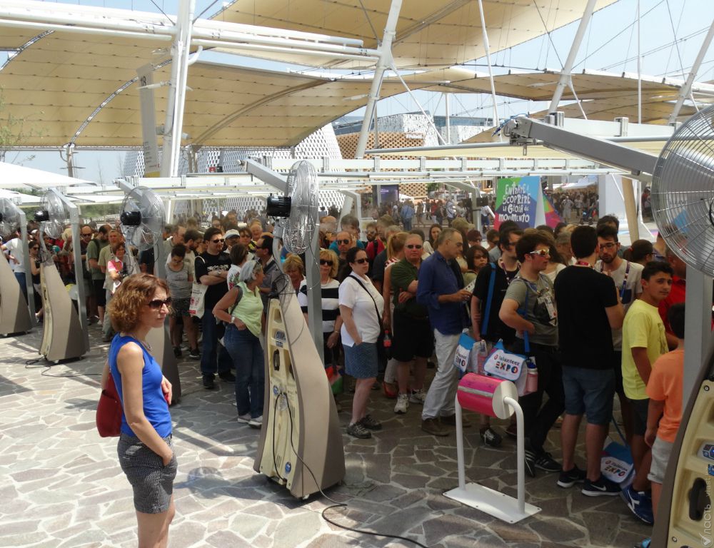 На EXPO в Милане в Национальный день количество посетителей казахстанского павильона увеличилось вдвое